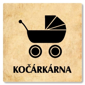 Kočárkárna, 100x100mm, pergamen, Nevada